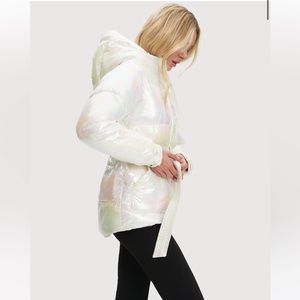 Noize Bonita Short Puffer in metallic